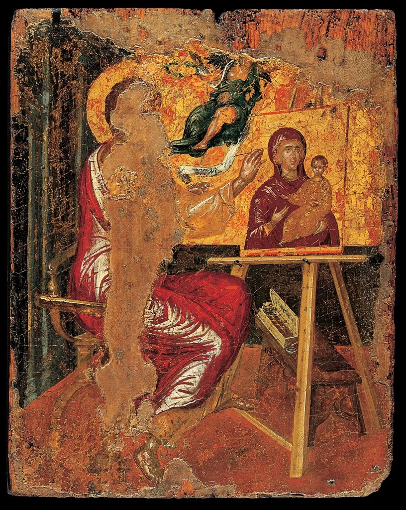 San Luca dipinge la Vergine - Museo Benaki, Atene